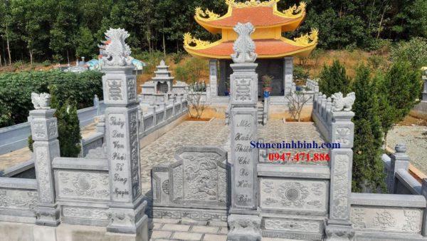 Mẫu khu lăng mộ đá của gia chủ ở Sầm Sơn, Thanh Hóa
