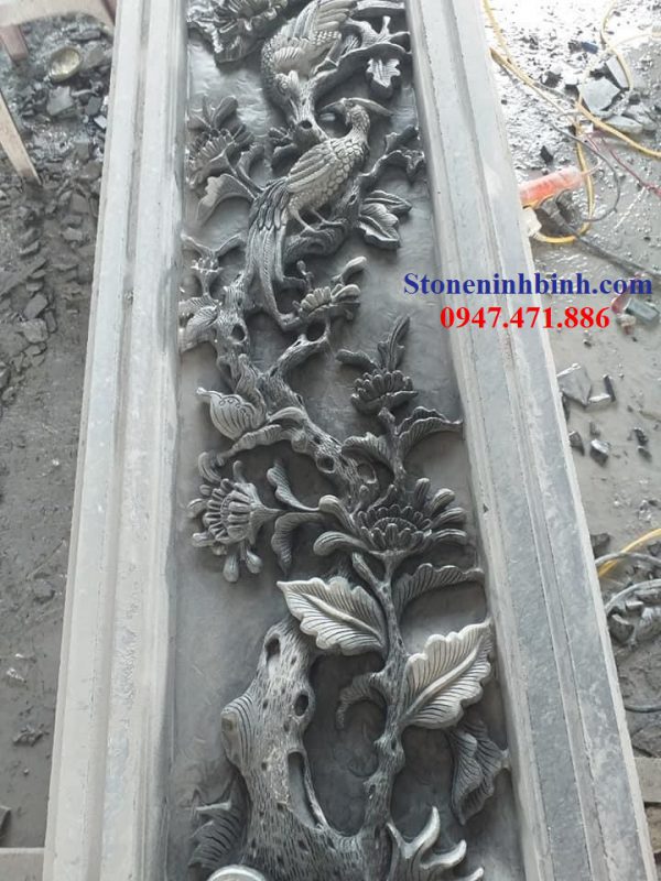 Mẫu phù điêu đá của gia chủ ở Văn Lâm, Hưng Yên